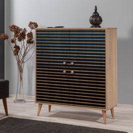 Hanah Home Multilux-222 Armario multiusos Roble Sonoma